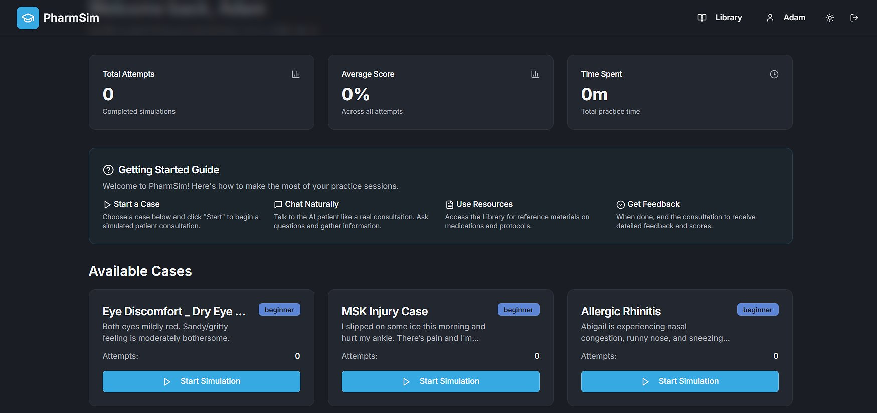 Pharmasim — AI-Powered Pharmacy Education